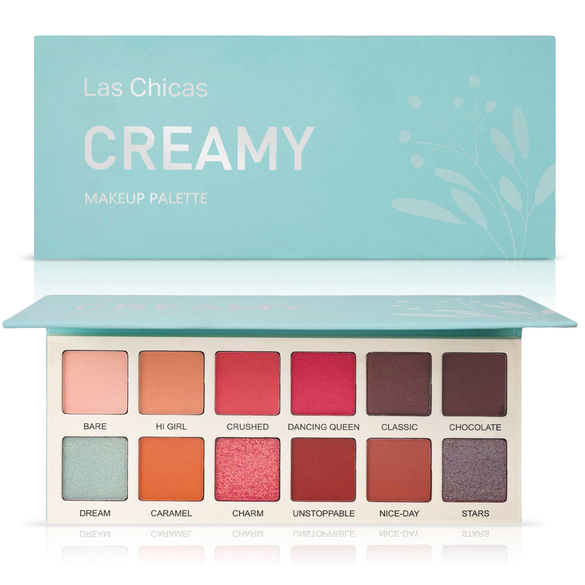 LAS CHICAS High Pigment Silky Eyeshadow Palette