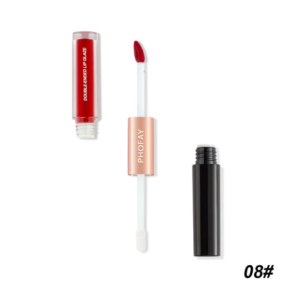 PHOFAY Double Head Non-stick Cup Lip Gloss