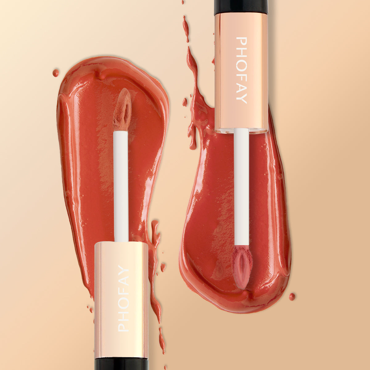 PHOFAY Double Head Non-stick Cup Lip Gloss