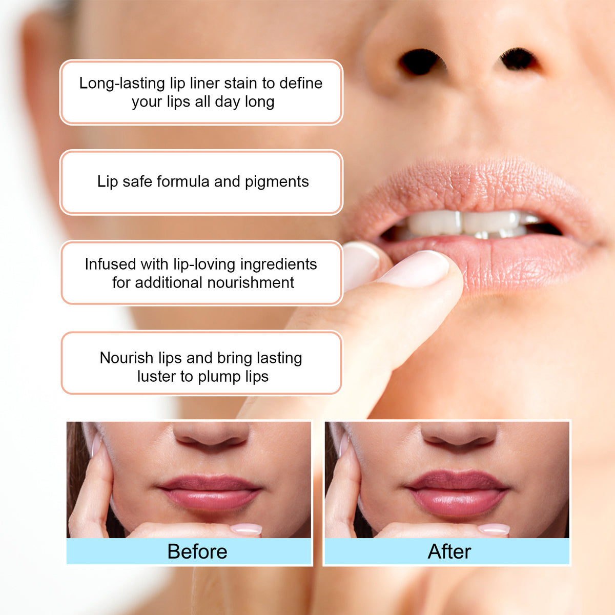 EELHOE Stripping Lip Liner Outline Waterproof