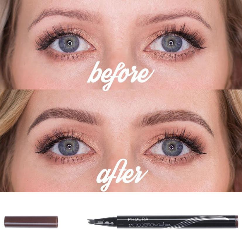 PHOERA New Long Lasting Ultra-Fine Four-Comb Eyebrow Pencil