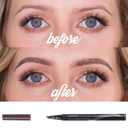 PHOERA New Long Lasting Ultra-Fine Four-Comb Eyebrow Pencil