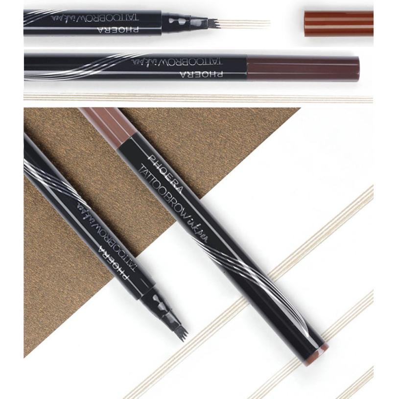 PHOERA New Long Lasting Ultra-Fine Four-Comb Eyebrow Pencil